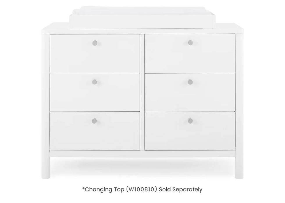 Delta Children Brooks 6 Drawer Dresser with Interlocking Drawers