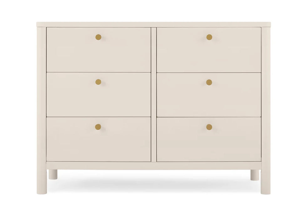 Delta Children Brooks 6 Drawer Dresser with Interlocking Drawers