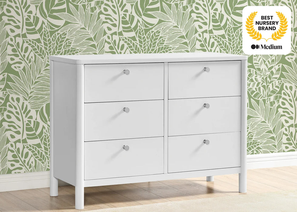 Delta Children Brooks 6 Drawer Dresser with Interlocking Drawers