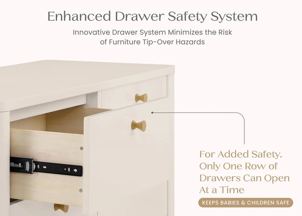 Delta Children Brooks 6 Drawer Dresser with Interlocking Drawers