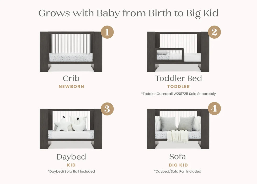 Delta Children Aerin 4-in-1 Convertible Crib