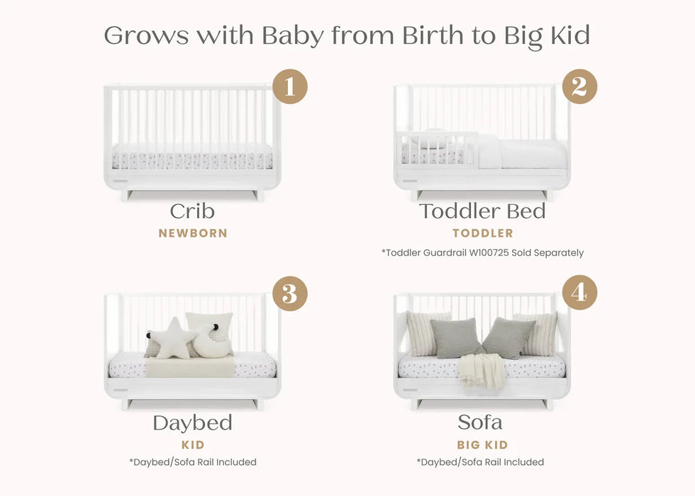 Delta Children Rhodes 4-in-1 Convertible Crib