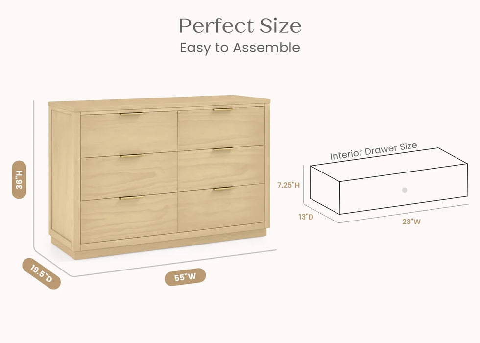 Delta Children Forever 6 Drawer Dresser