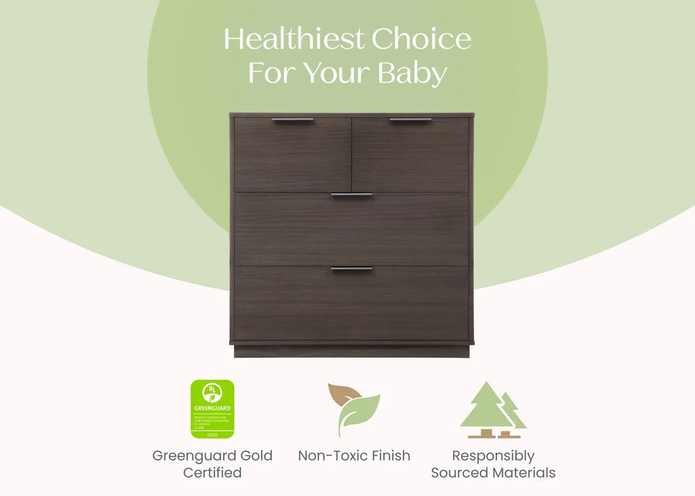 Delta Children Forever 4 Drawer Dresser with Changing Top and Interlocking Drawers