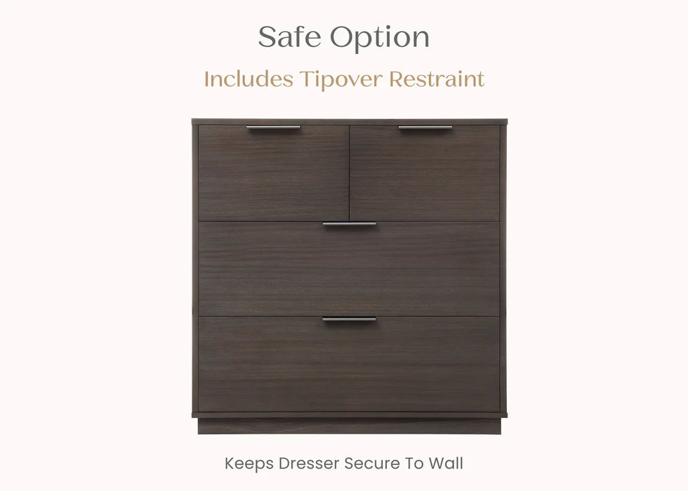 Delta Children Forever 4 Drawer Dresser with Changing Top and Interlocking Drawers