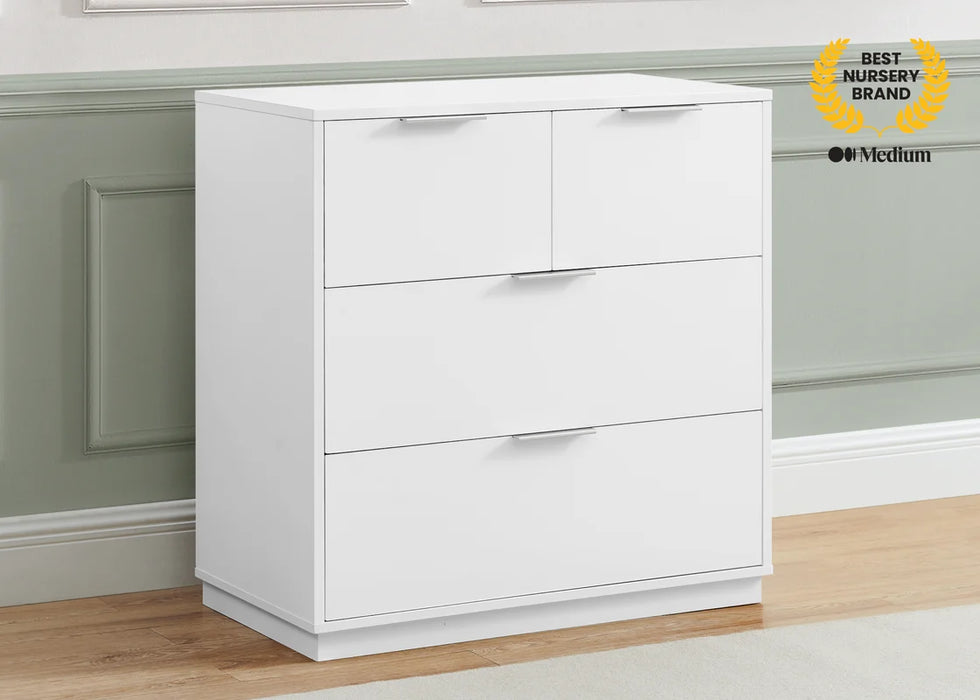 Delta Children Forever 4 Drawer Dresser with Changing Top and Interlocking Drawers