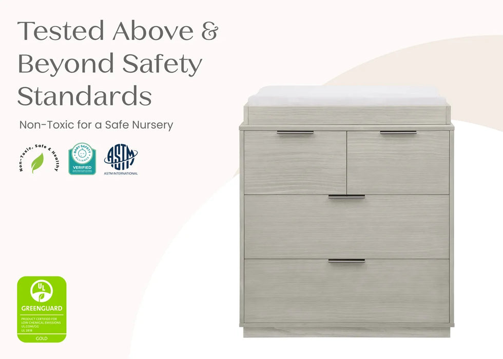 Delta Children Forever 4 Drawer Dresser with Changing Top and Interlocking Drawers