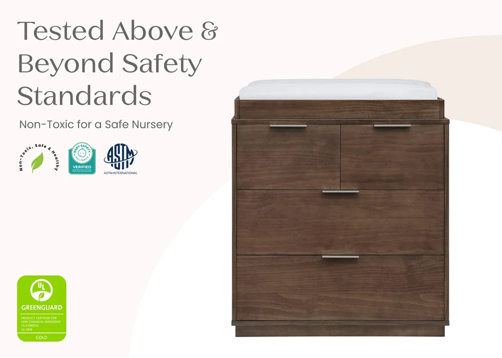 Delta Children Forever 4 Drawer Dresser with Changing Top and Interlocking Drawers