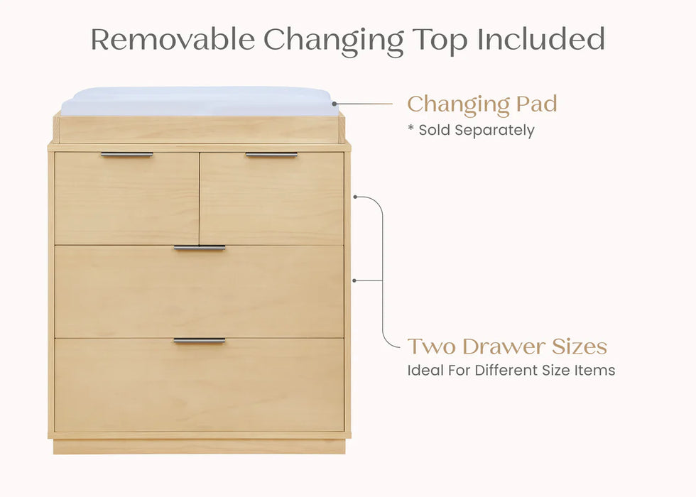 Delta Children Forever 4 Drawer Dresser with Changing Top and Interlocking Drawers