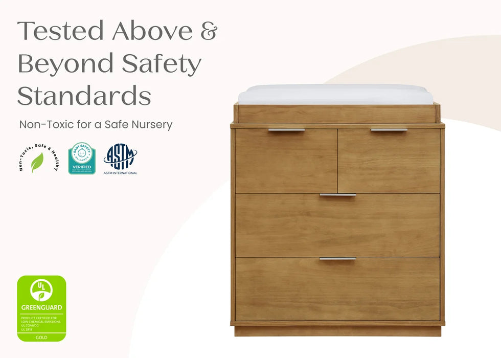 Delta Children Forever 4 Drawer Dresser with Changing Top and Interlocking Drawers