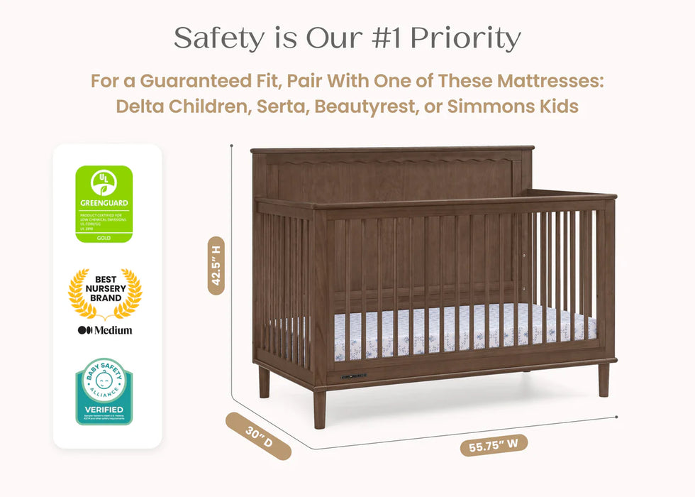 Delta Children Penelope 6-in-1 Convertible Crib
