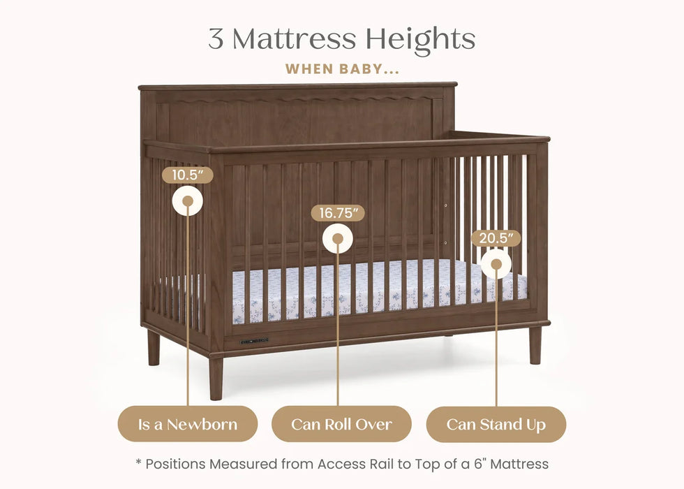 Delta Children Penelope 6-in-1 Convertible Crib