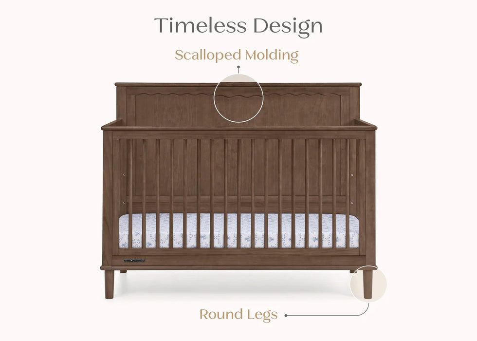 Delta Children Penelope 6-in-1 Convertible Crib