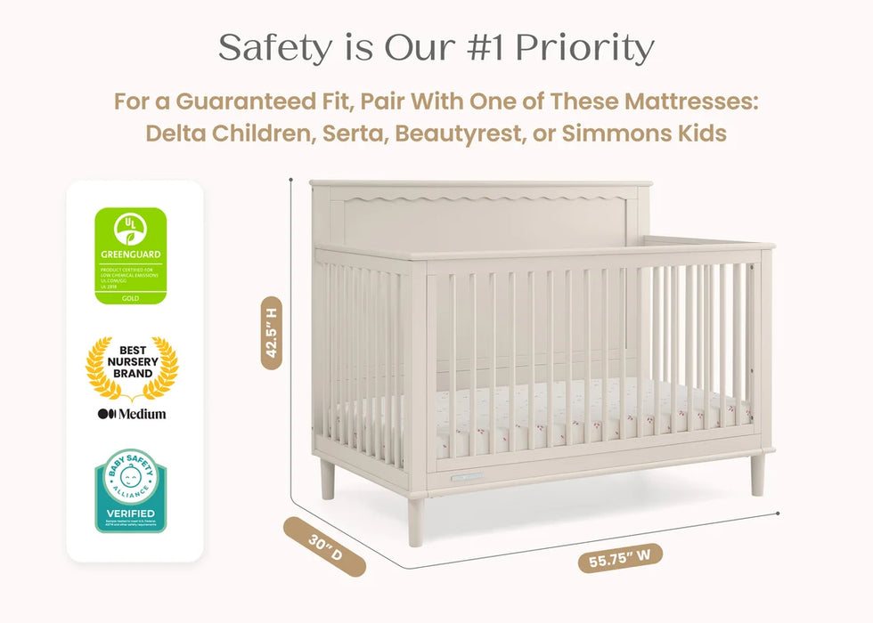 Delta Children Penelope 6-in-1 Convertible Crib