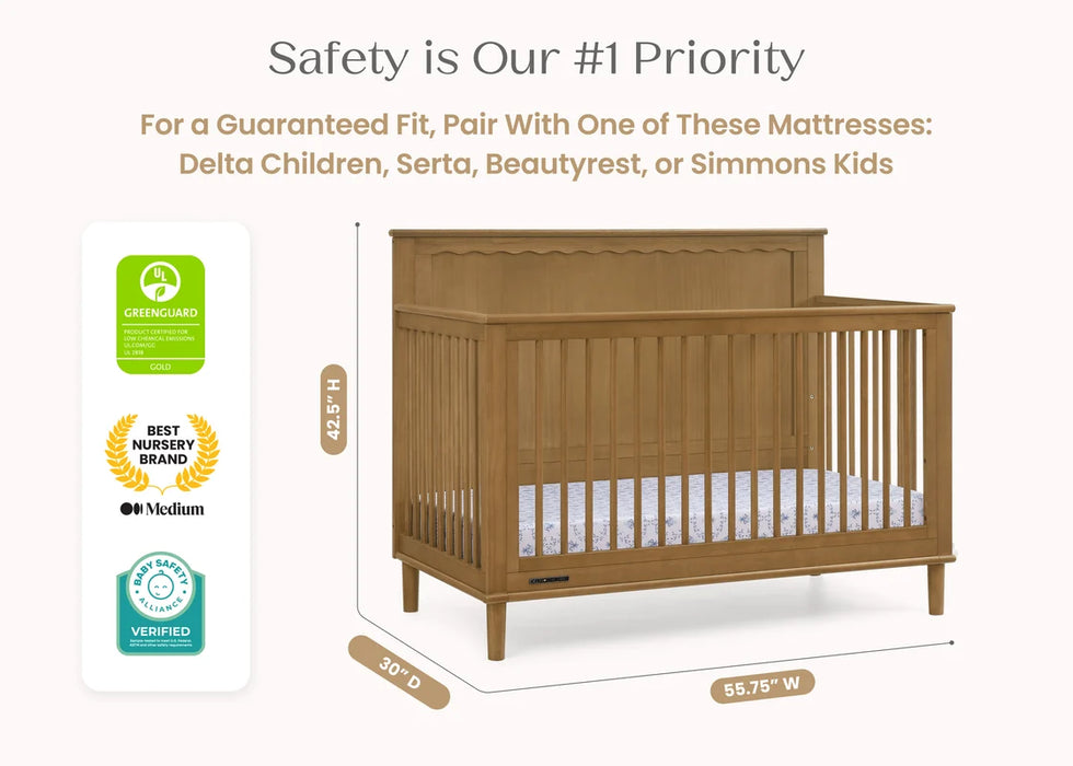 Delta Children Penelope 6-in-1 Convertible Crib