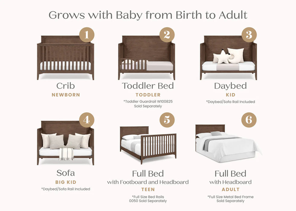 Delta Children Kendall 6-in-1 Convertible Crib