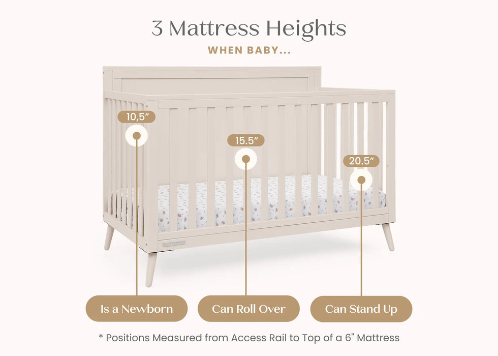 Delta Children Lola 6-in-1 Convertible Crib
