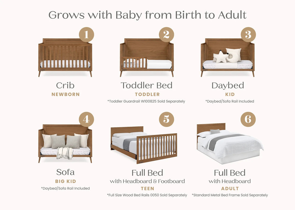 Delta Children Lola 6-in-1 Convertible Crib