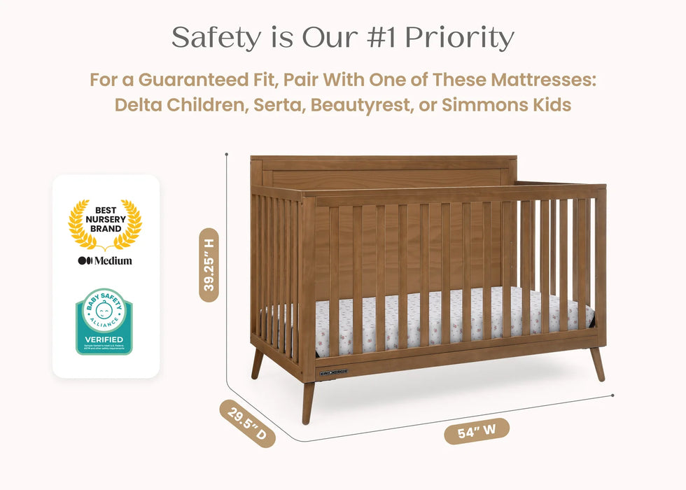 Delta Children Lola 6-in-1 Convertible Crib