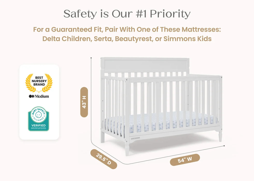 Delta Children Elliot 6-in-1 Convertible Crib