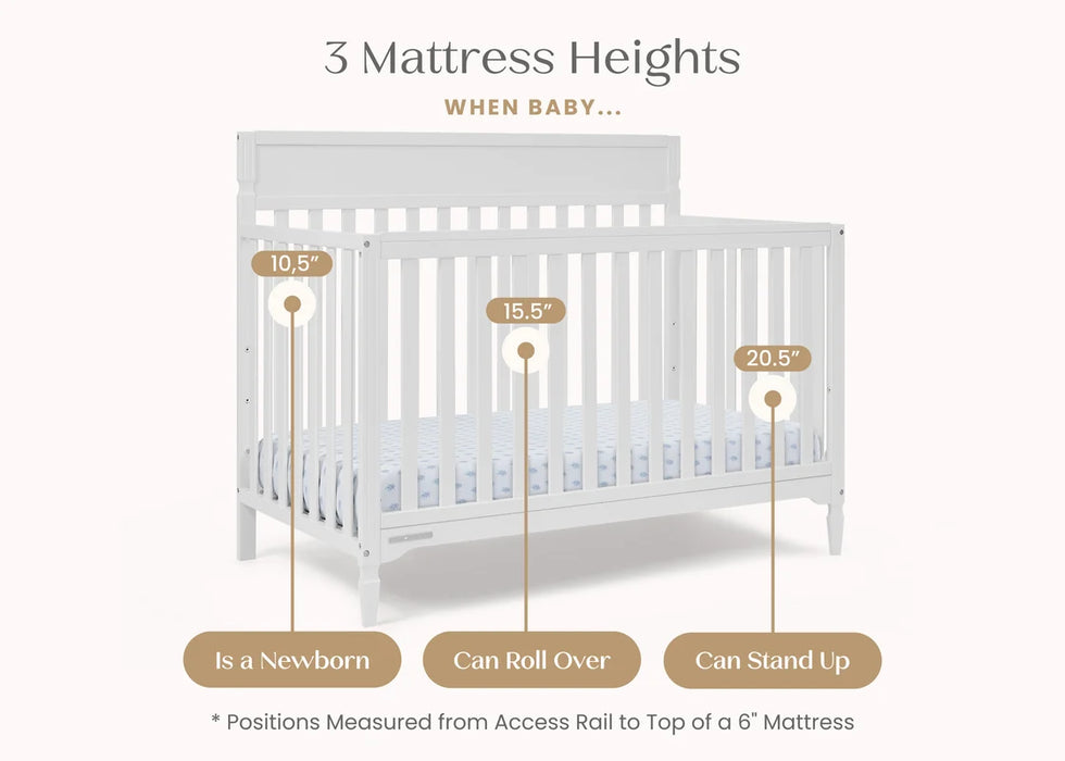 Delta Children Elliot 6-in-1 Convertible Crib
