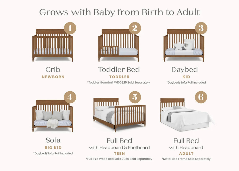 Delta Children Elliot 6-in-1 Convertible Crib