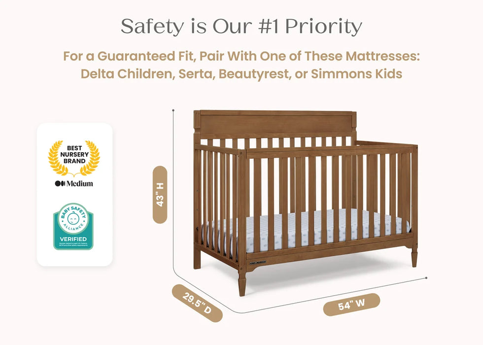 Delta Children Elliot 6-in-1 Convertible Crib