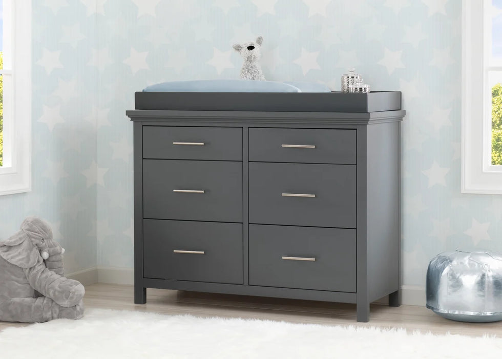 Simmons Kids Avery 6 Drawer Dresser with Changing Top
