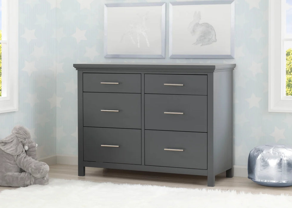 Simmons Kids Avery 6 Drawer Dresser with Changing Top