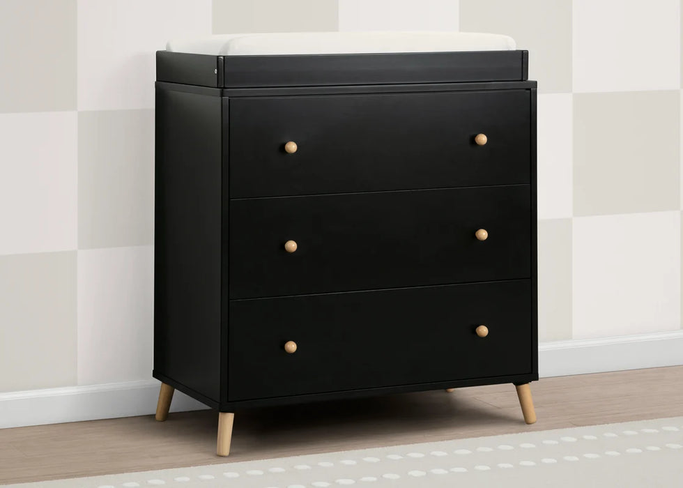 Delta Children Essex 3 Drawer Dresser with Interlocking Drawers