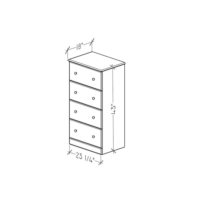 Perdue 4 Drawer Dresser
