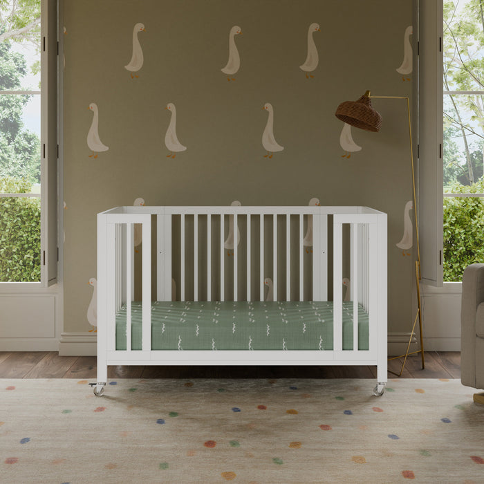 Black Friday Deal! Babyletto Rolli 9-in-1 Convertible All-Stages Crib with Bassinet & Toddler Bed Conversion Kits