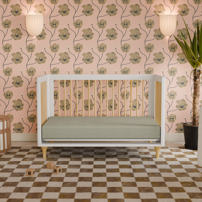 Black Friday Deal! Babyletto Lolly 3-in-1 Convertible Crib with Toddler Bed Conversion Kit