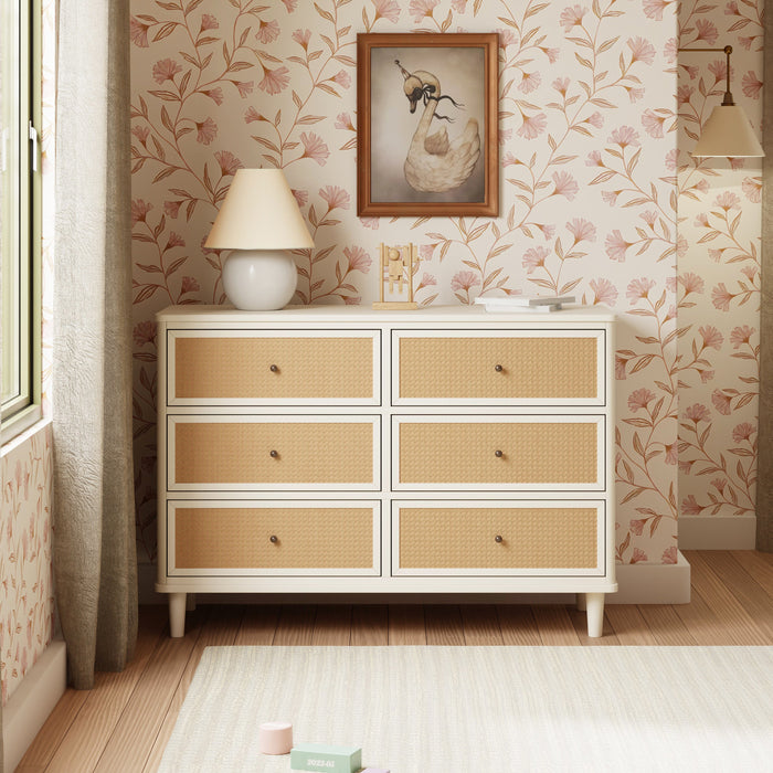 Black Friday Deal! Namesake Marin with Cane 6 Drawer Dresser