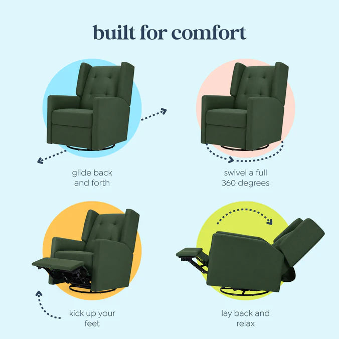 DaVinci Maddox Recliner & Swivel Glider