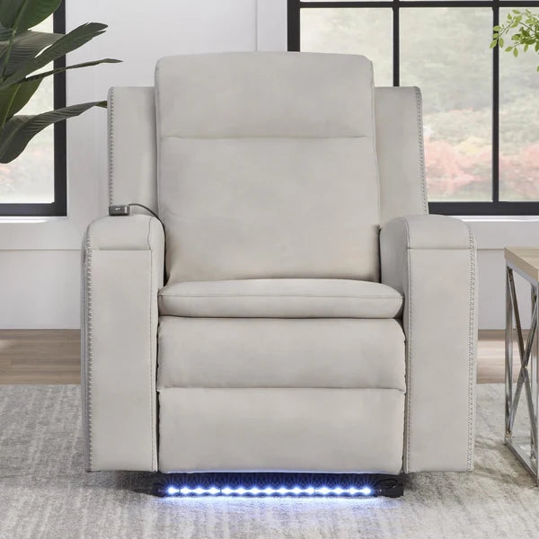 Armstrong Auto Glide, Power Recline, Power Headrest, Heat and Massage and Lights and cup holders