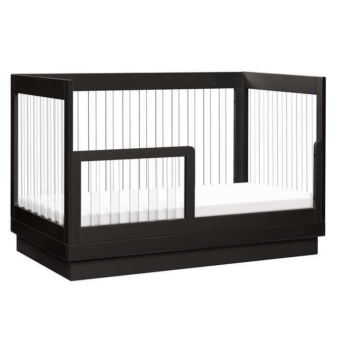 Black Friday Deal! Babyletto Harlow Acrylic 3-in-1 Convertible Crib with Toddler Bed Conversion Kit
