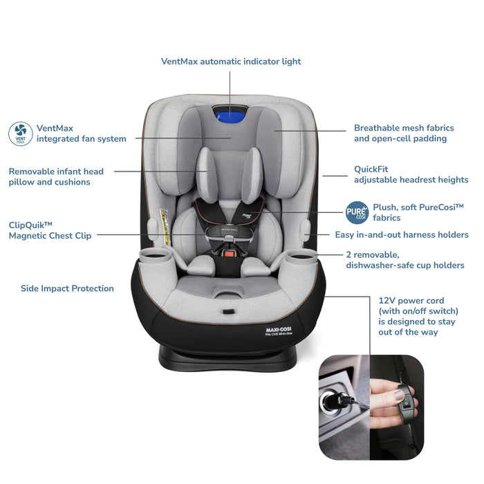 Maxi-Cosi Pria™ Chill All-in-One Convertible Car Seat