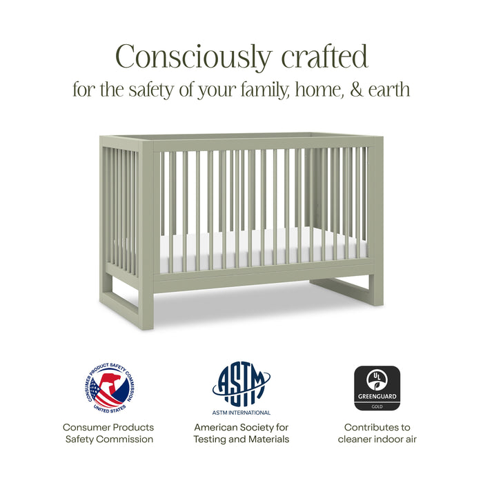 Black Friday Deal! Namesake Nantucket 3-in-1 Convertible Crib with Toddler Bed Conversion Kit