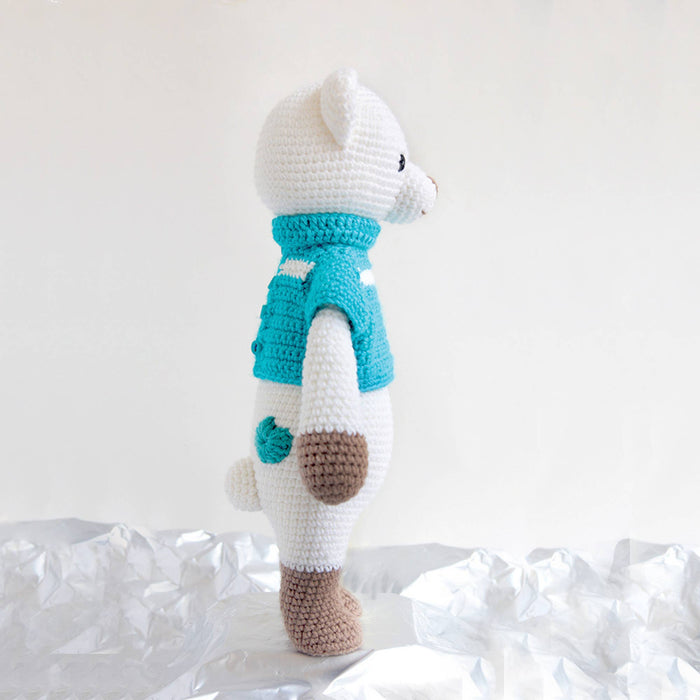 Handmade Crochet Doll: Little Knight Bobbie