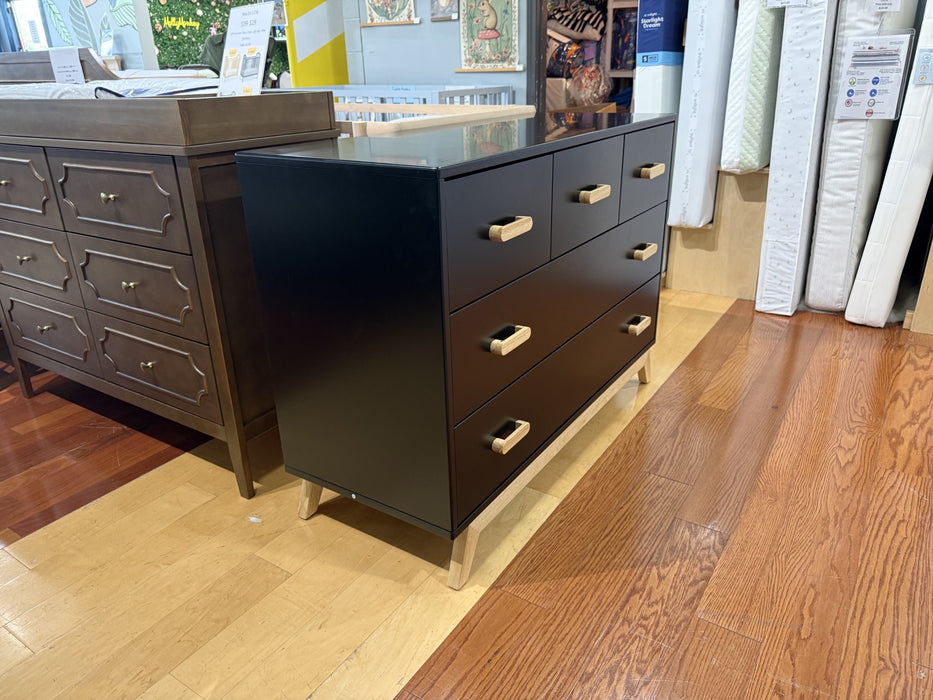 Floor Model Soho 5 Drawer Dresser Black/ Natural
