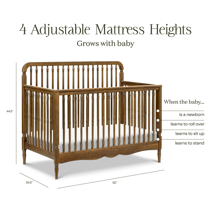 Black Friday Deal! Namesake Liberty 4-in-1 Convertible Spindle Crib