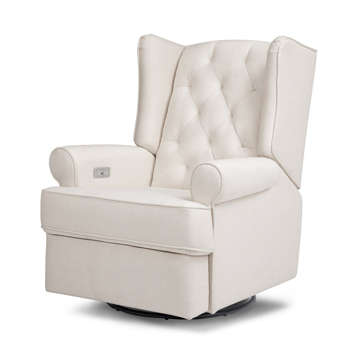 Black Friday Deal! Namesake Harbour Electronic Recliner and Swivel Glider in Eco-Performance Fabric with USB port | Water Repellent & Stain Resistant