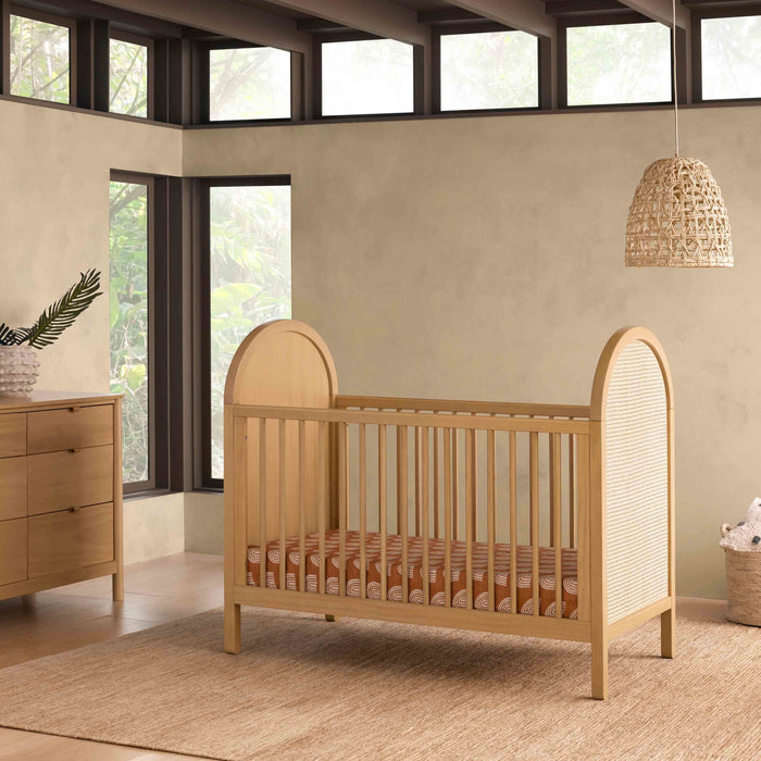 Black Friday Deal! Babyletto Bondi Cane 3-in-1 Convertible Crib with Toddler Bed Conversion Kit