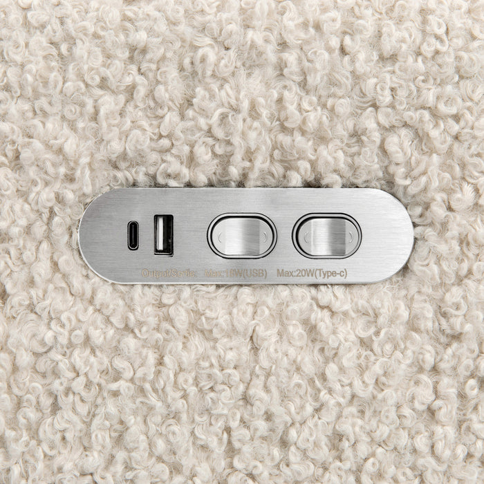 Black Friday Deal! Babyletto Kiwi Plus Power Recliner and Swivel Glider with Power Adjustable Headrest and USB Port