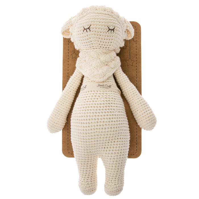 Handmade Crochet Doll: Platinum Barbra the Softie