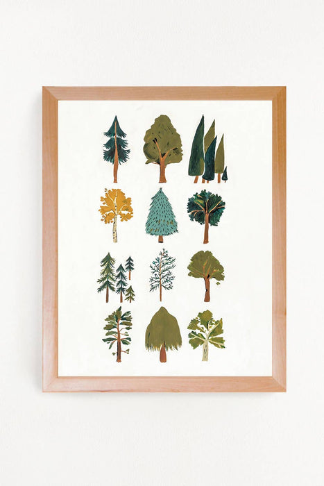 Forest Trees Art Print