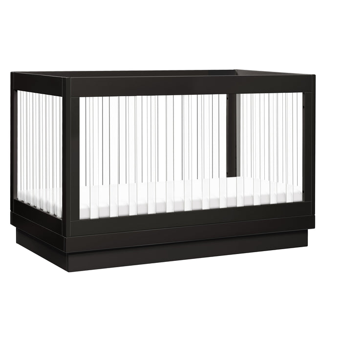 Black Friday Deal! Babyletto Harlow Acrylic 3-in-1 Convertible Crib with Toddler Bed Conversion Kit
