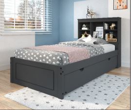 Canal House Headboard Bookcase Bed
