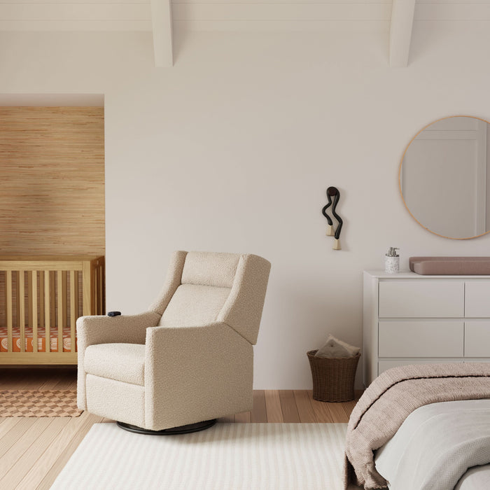 Black Friday Deal! Babyletto Kiwi Deluxe Power Recliner & Swivel Glider with Heat and Massage